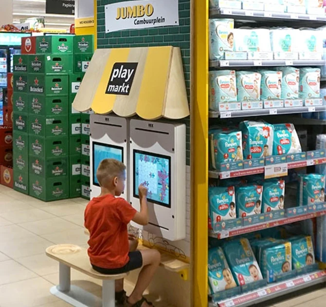 Kinderhoek supermarkt Jumbo Cambuurplein