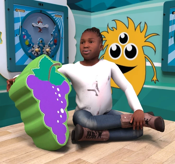 Op deze afbeelding staat softplay Grapes | IKC soft plays