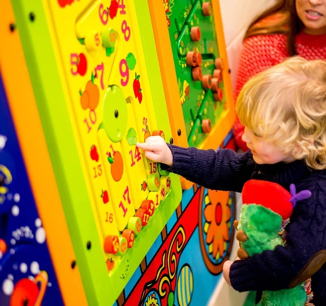 Binnenspeeltuin met kinderhoek