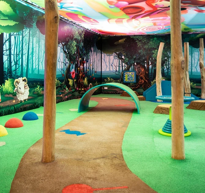 Binnenspeeltuin met kinderhoek
