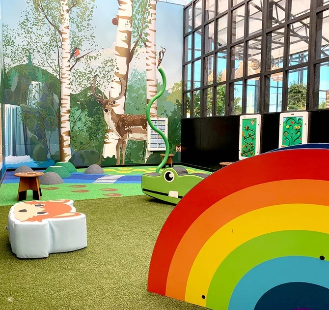 Binnenspeeltuin met kinderhoek