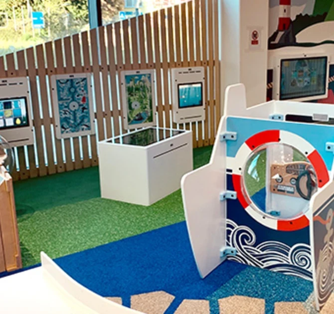 Kinderhoek als onderdeel van het winkelinterieur