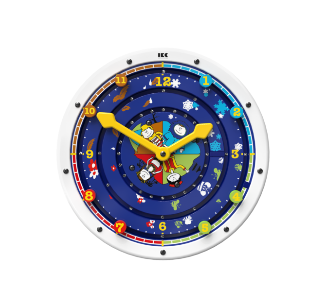draaiend speelwiel leren klokkijken | IKC wandspellen muurspellen