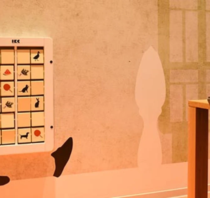 Kinderhoek als onderdeel van een wachtruimte 