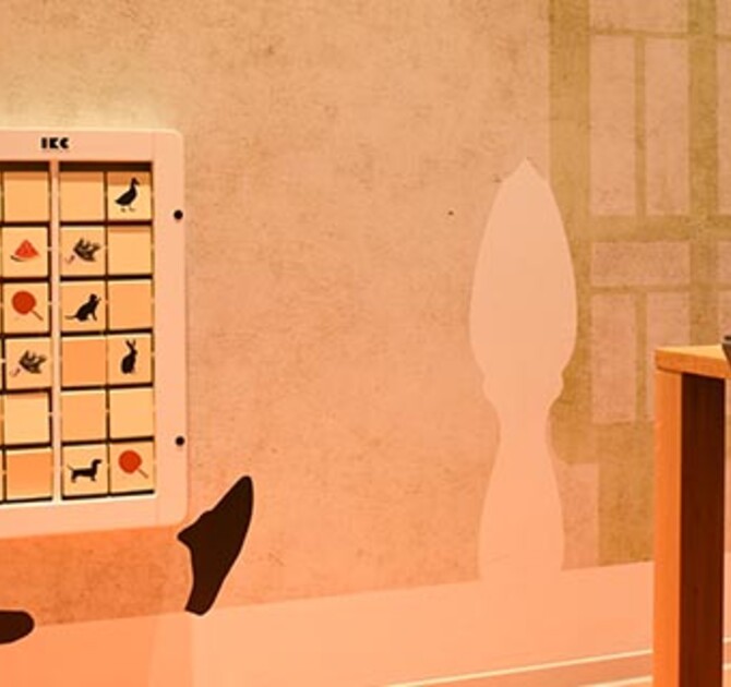 Kinderhoek als onderdeel van een wachtruimte 