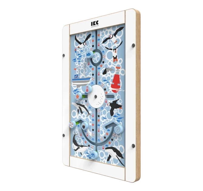 Op deze afbeelding staat een wandspel Anchors aweigh