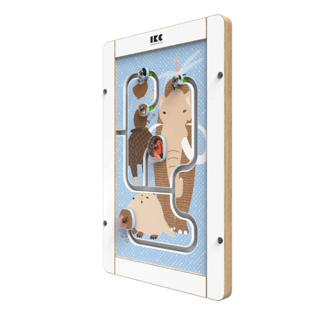 Op deze afbeelding staat een wandspel Ice age