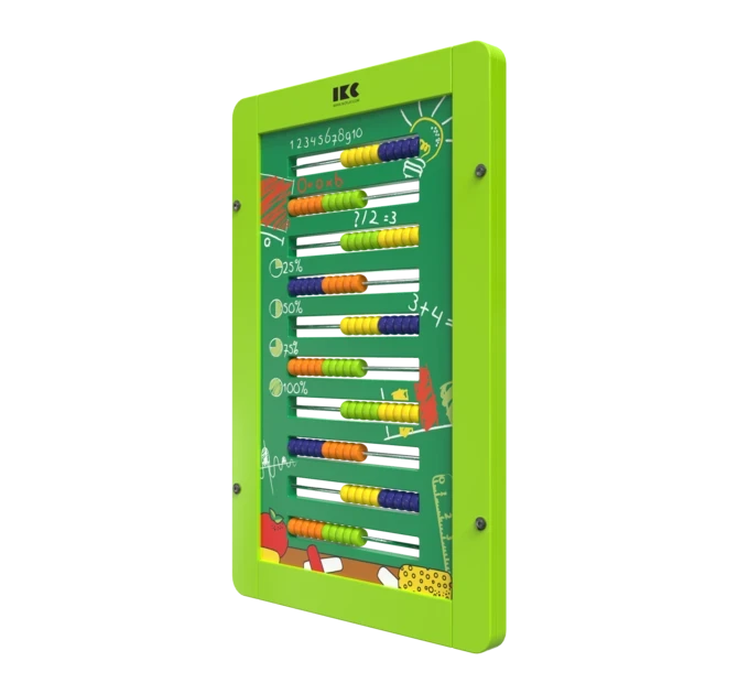 leren rekenen met dit wandspel rekenmachine | IKC Wandspellen muurspellen
