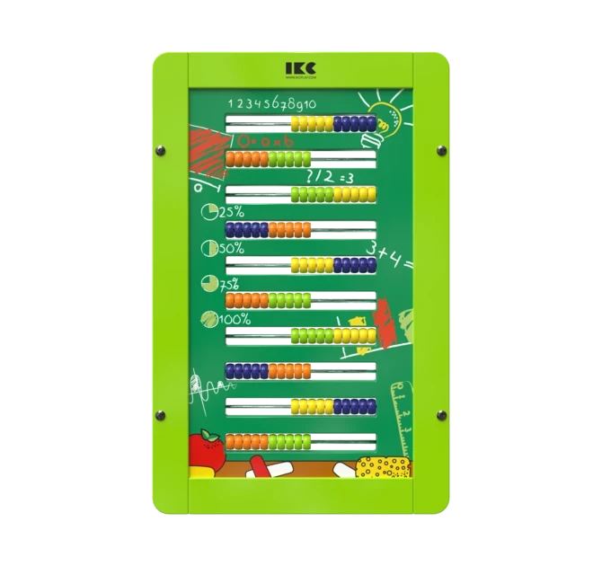 leren rekenen met dit wandspel rekenmachine | IKC Wandspellen muurspellen