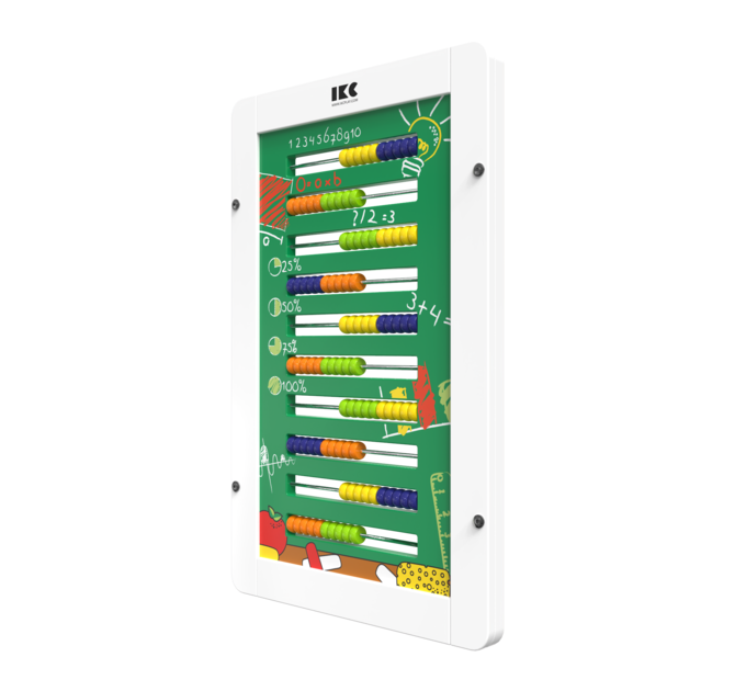 leren rekenen met dit wandspel rekenmachine | IKC Wandspellen muurspellen