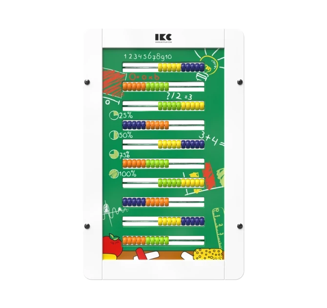 leren rekenen met dit wandspel rekenmachine | IKC Wandspellen muurspellen