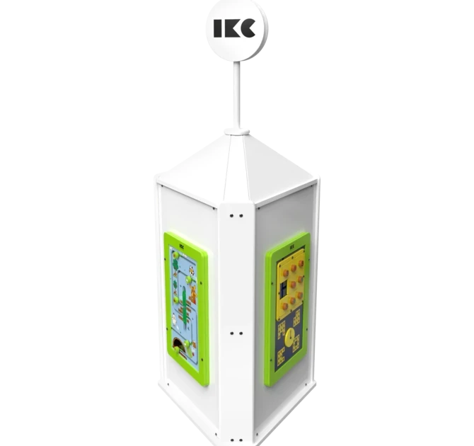 Speeltoren voor een kinderhoek met meerdere spellen  | IKC speelsystemen