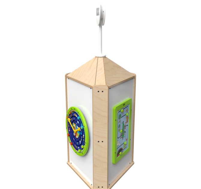 Speeltoren voor een kinderhoek met meerdere spellen  | IKC speelsystemen