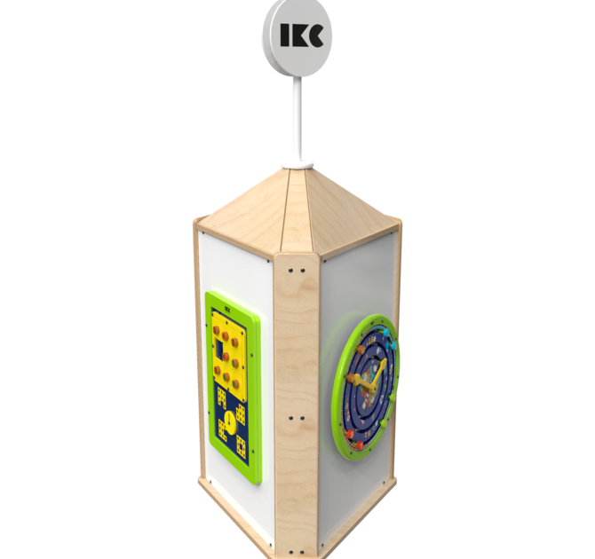 Speeltoren voor een kinderhoek met meerdere spellen  | IKC speelsystemen