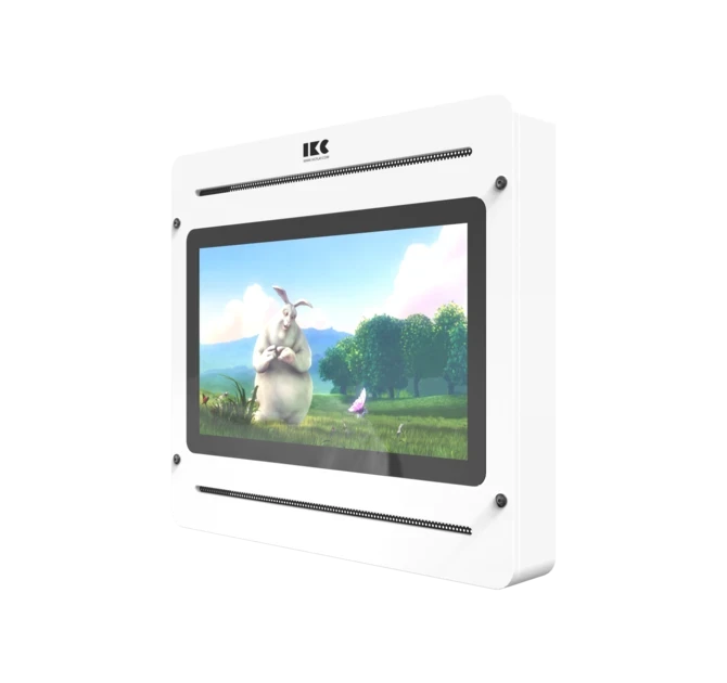 Op deze afbeelding staat een interactief speelsysteem Delta 21 inch TV