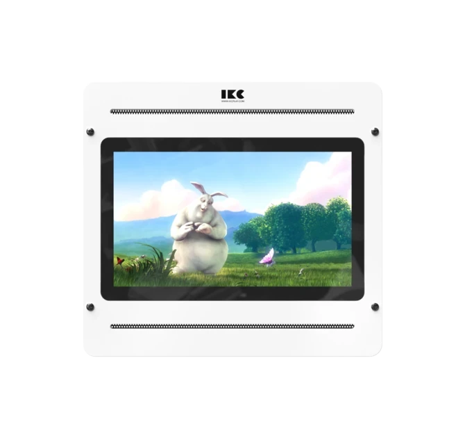 Op deze afbeelding staat een interactief speelsysteem Delta 21 inch TV