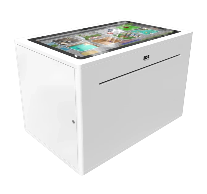 Op deze afbeelding staat een interactief speelsysteem Delta 32 inch touchtable