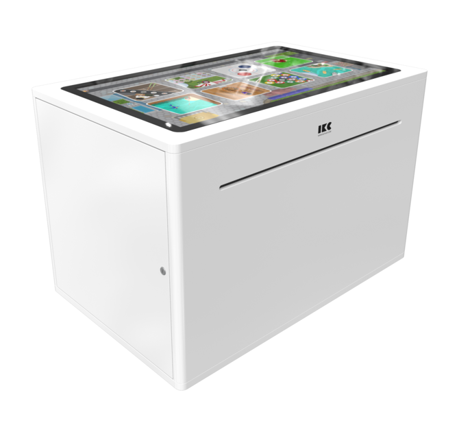 Op deze afbeelding staat een interactief speelsysteem Delta 32 inch touchtable