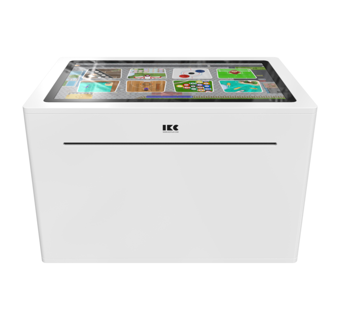 Op deze afbeelding staat een interactief speelsysteem Delta 32 inch touchtable