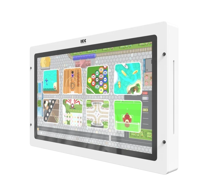 Op deze afbeelding staat een interactief speelsysteem Delta 43 inch