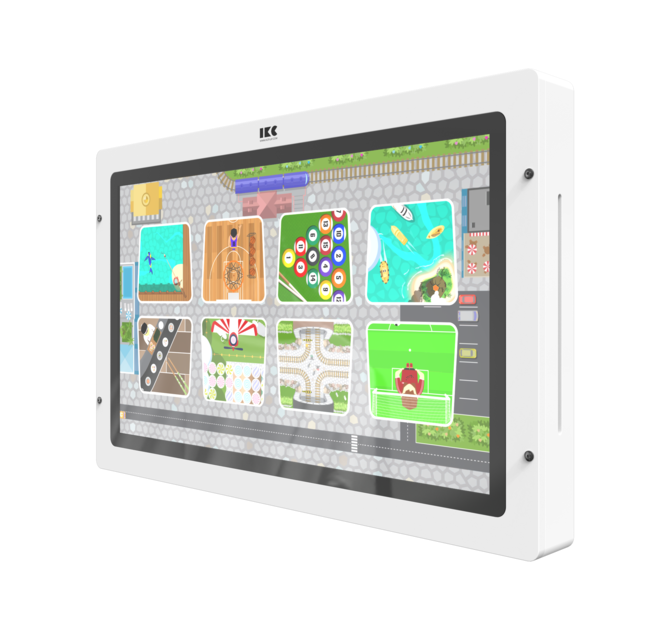 Op deze afbeelding staat een interactief speelsysteem Delta 43 inch