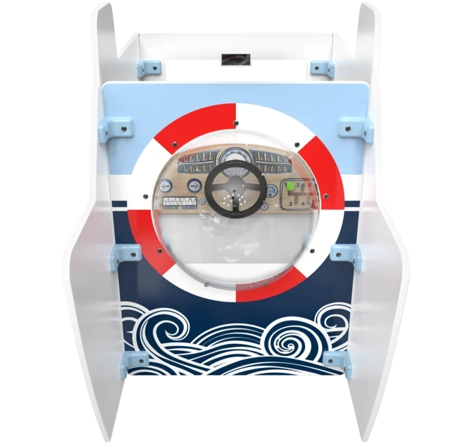 Het speelsysteem All Aboard is een vrijstaand element voor in een kinderhoek | IKC Speelsystemen