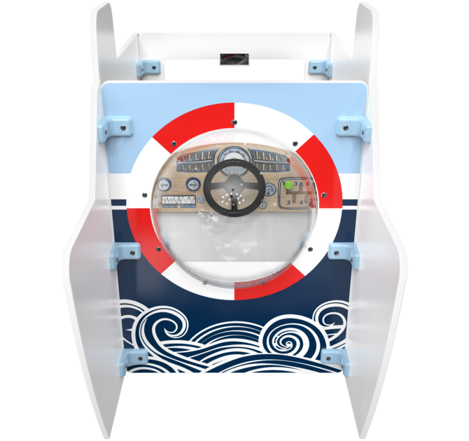 Het speelsysteem All Aboard is een vrijstaand element voor in een kinderhoek | IKC Speelsystemen