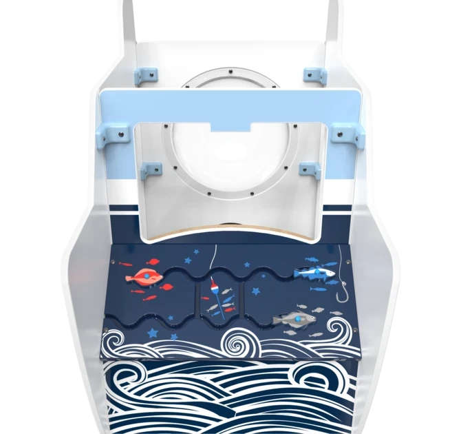 Het speelsysteem All Aboard is een vrijstaand element voor in een kinderhoek | IKC Speelsystemen