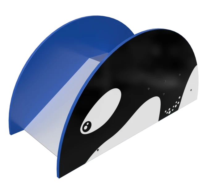 Een orka glijbaan voor uw kinderhoek | IKC speelsystemen