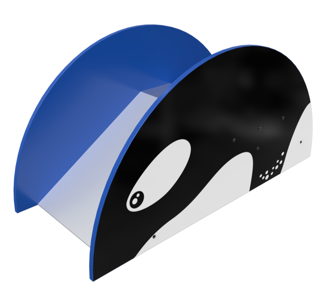 Een orka glijbaan voor uw kinderhoek | IKC speelsystemen