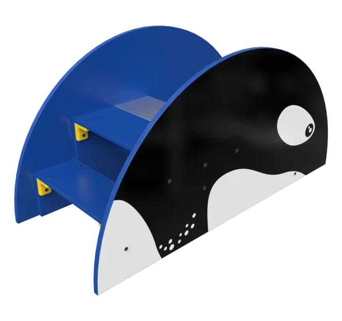 Een orka glijbaan voor uw kinderhoek | IKC speelsystemen