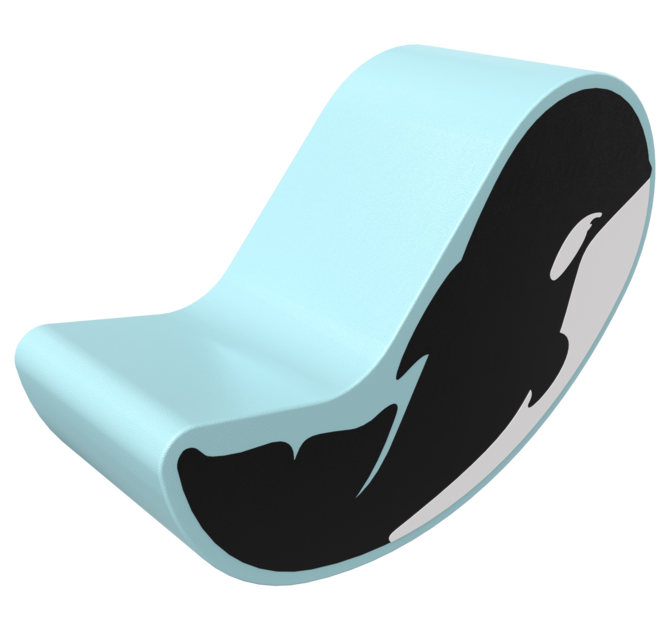 De Softplay Olly is een handgemaakt zacht zitmeubel voor uw kinderhoek 