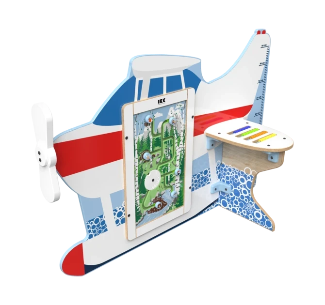 De splash down is een vliegtuig speelsysteem met verschillende speelelementen | IKC speelsysteem kinderhoek