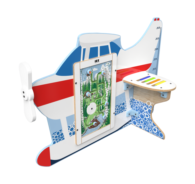 De splash down is een vliegtuig speelsysteem met verschillende speelelementen | IKC speelsysteem kinderhoek