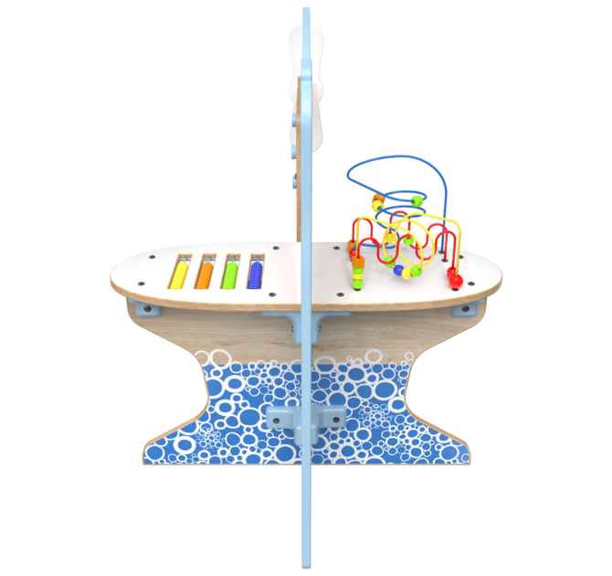 De splash down is een vliegtuig speelsysteem met verschillende speelelementen | IKC speelsysteem kinderhoek