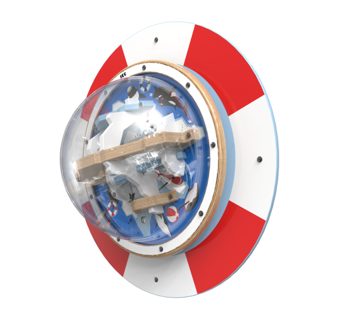 Een wandplaat met de uitstraling van een reddingsband voor uw kinderhoek | IKC Speelsystemen