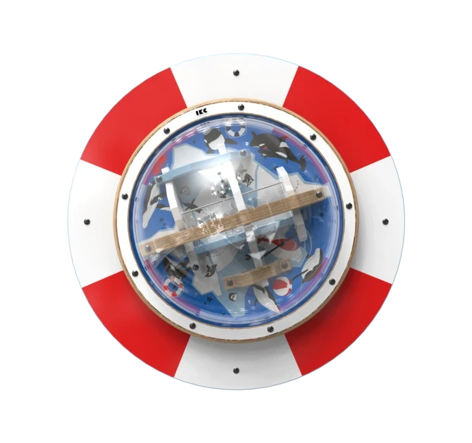 Een wandplaat met de uitstraling van een reddingsband voor uw kinderhoek | IKC Speelsystemen