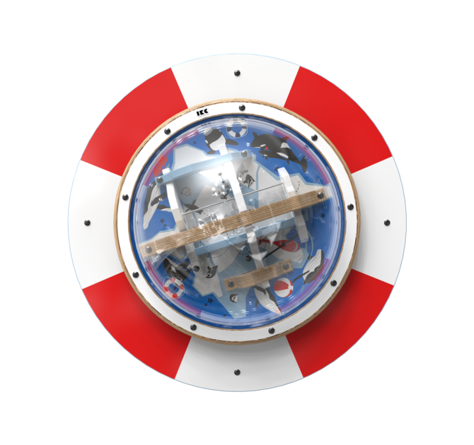 Een wandplaat met de uitstraling van een reddingsband voor uw kinderhoek | IKC Speelsystemen