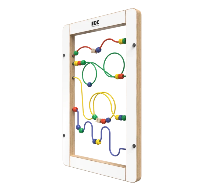 wandspel met kralen voor de fijne motoriek | IKC Wandspellen en muurspellen