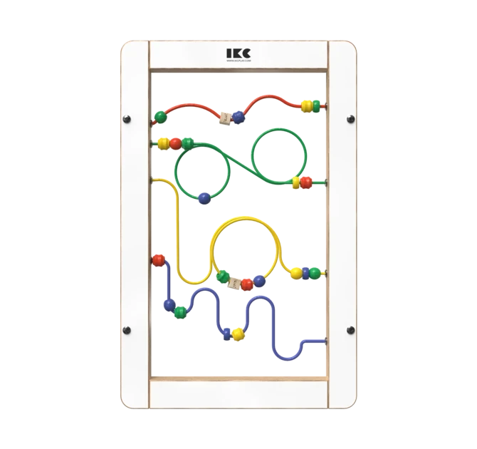 wandspel met kralen voor de fijne motoriek | IKC Wandspellen en muurspellen