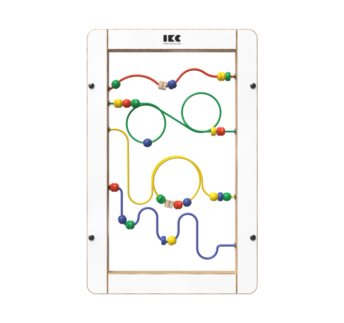 wandspel met kralen voor de fijne motoriek | IKC Wandspellen en muurspellen
