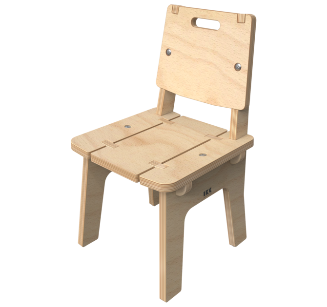 Houten stoel voor kinderen | IKC Kindermeubels
