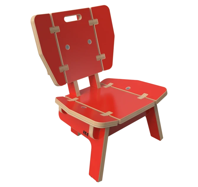 Houten lounge stoel voor kinderen | IKC Kindermeubels