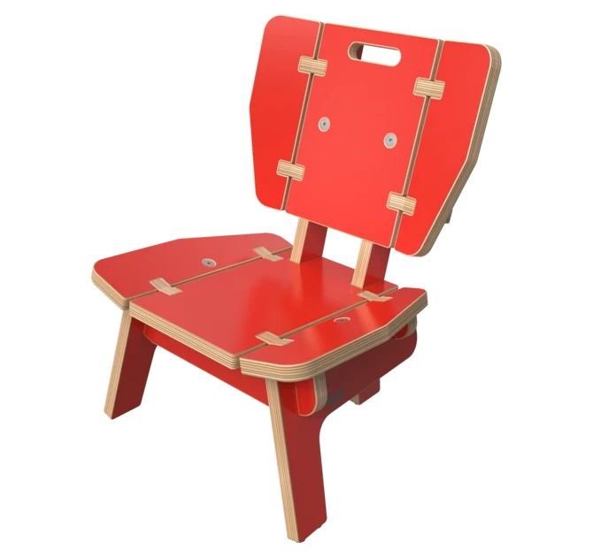 Houten lounge stoel voor kinderen | IKC Kindermeubels