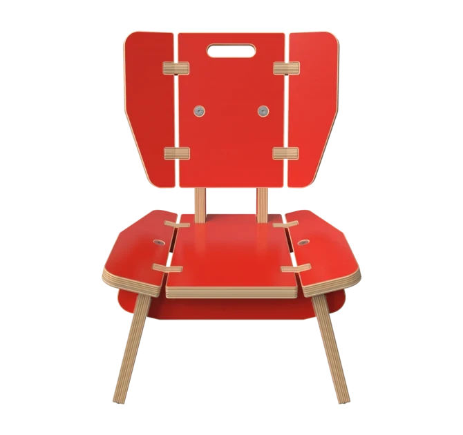 Houten lounge stoel voor kinderen | IKC Kindermeubels