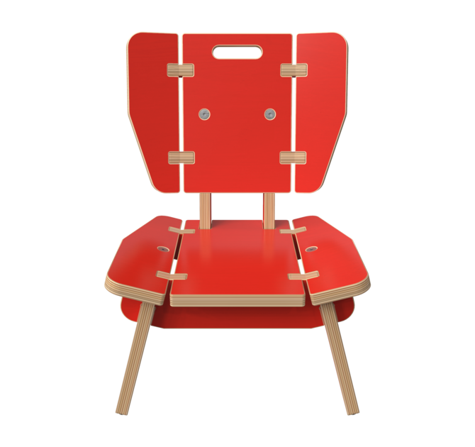 Houten lounge stoel voor kinderen | IKC Kindermeubels