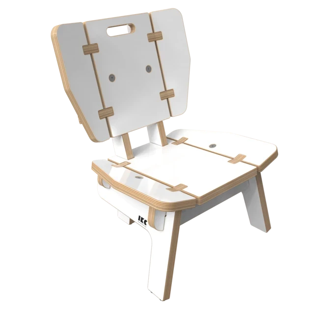 Houten lounge stoel voor kinderen | IKC Kindermeubels