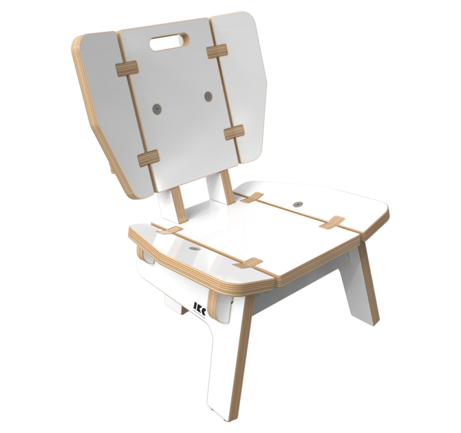 Houten lounge stoel voor kinderen | IKC Kindermeubels