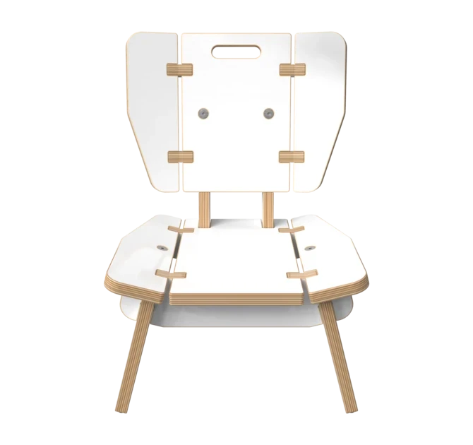 Houten lounge stoel voor kinderen | IKC Kindermeubels