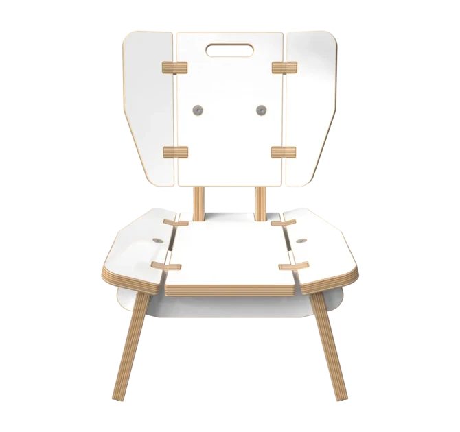 Houten lounge stoel voor kinderen | IKC Kindermeubels